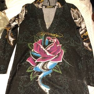 Ed Hardy lightweight sweaters